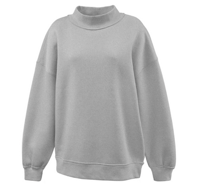 The Julia Mock Neck Fleece - MAY 5TH instock