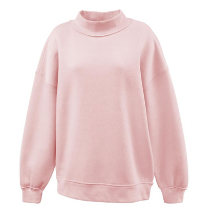 The Julia Mock Neck Fleece - MAY 5TH instock