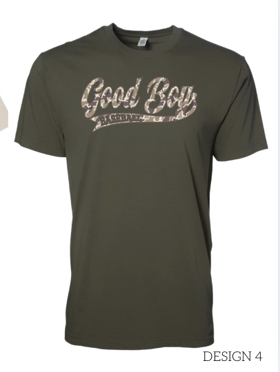 Good Boy Baseball Camo  BELLA Canva 3001 Military Green