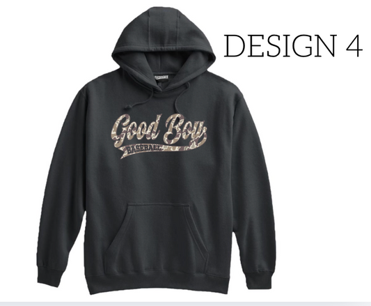 Good Boy Hoodie Pennant Black Super10