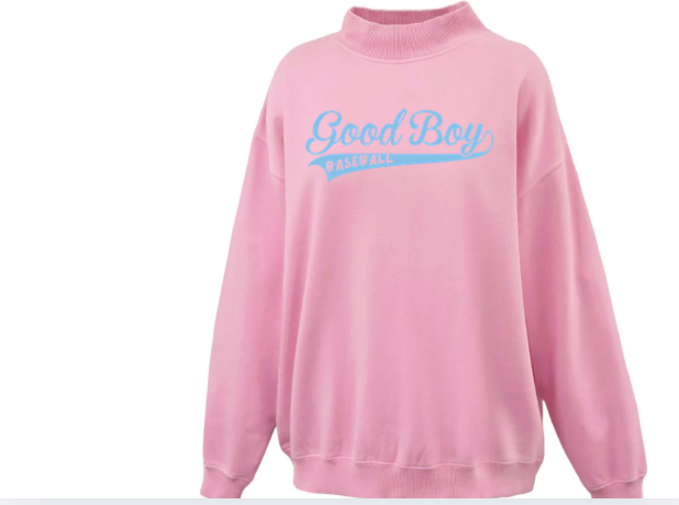 Good Boy Mockneck Saltwash Mockneck PINK  7190 OG
