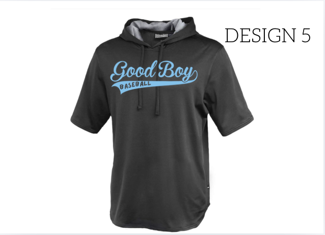 Short Sleeve Warm Up Hoodie Performance- Black 183