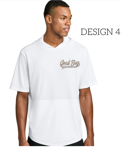 Good Boy Baseball White ST445 New Sport-Tek® Club Short Sleeve Hoodie