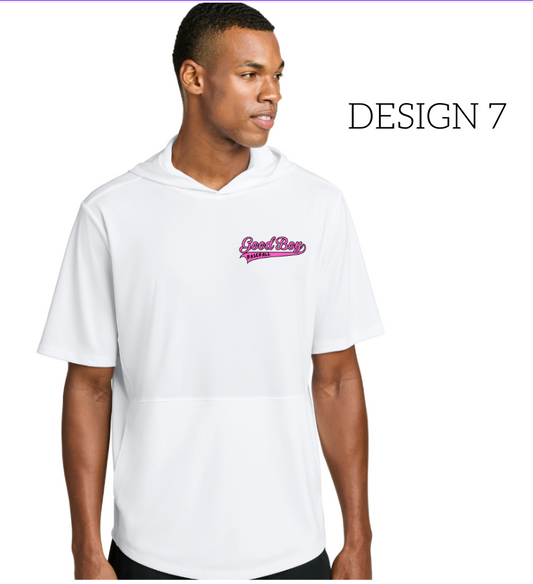 Good Boy Baseball White ST445 New Sport-Tek® Club Short Sleeve Hoodie