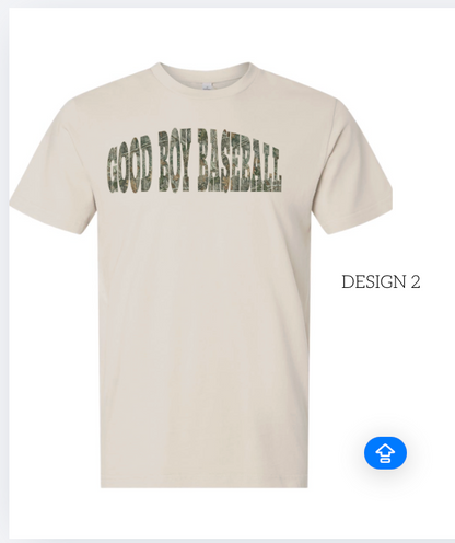 Good Boy Baseball Camo  BELLA Canva 3001