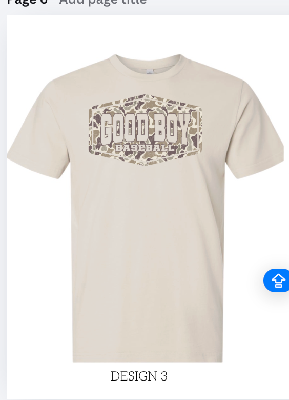 Good Boy Baseball Camo  BELLA Canva 3001