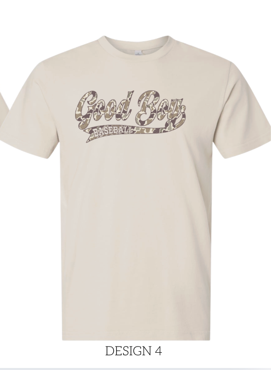 Good Boy Baseball Camo  BELLA Canva 3001