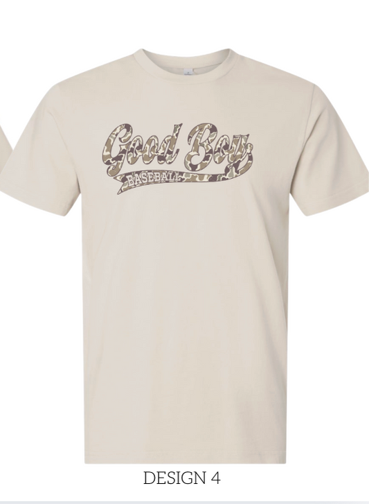 Good Boy Baseball Camo  BELLA Canva 3001