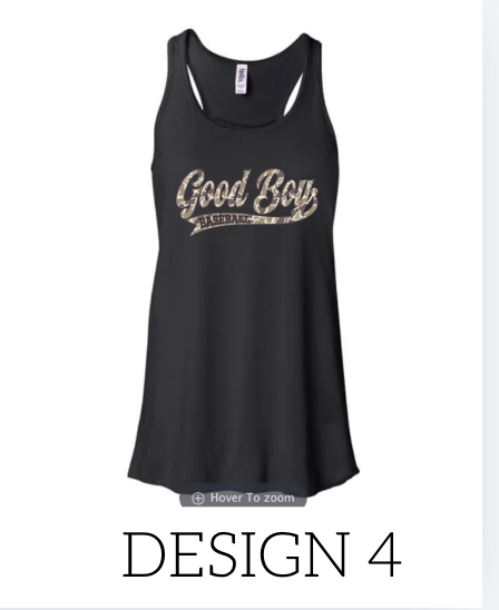 Womens Good Boy Black Tank 8800