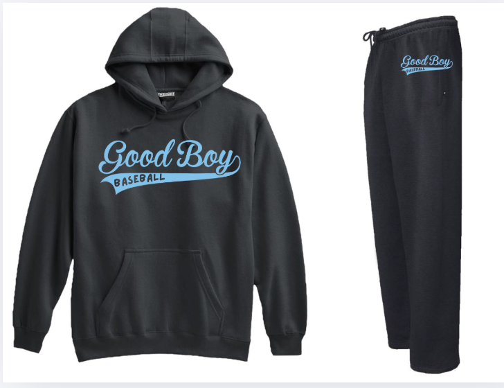 Good Boy   Warm-Up Fleece Package (2 Piece Set) Pennant 710 BLACK Design 10