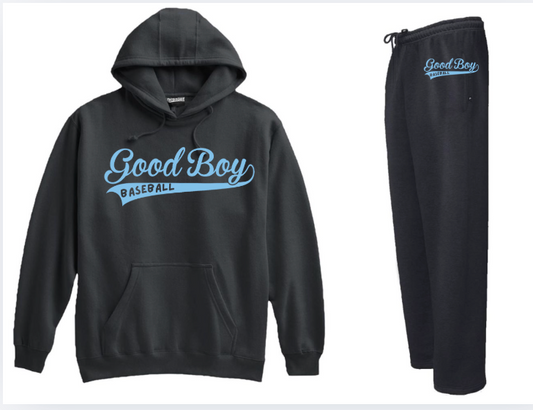 Good Boy   Warm-Up Fleece Package (2 Piece Set) Pennant 710 BLACK Design 10