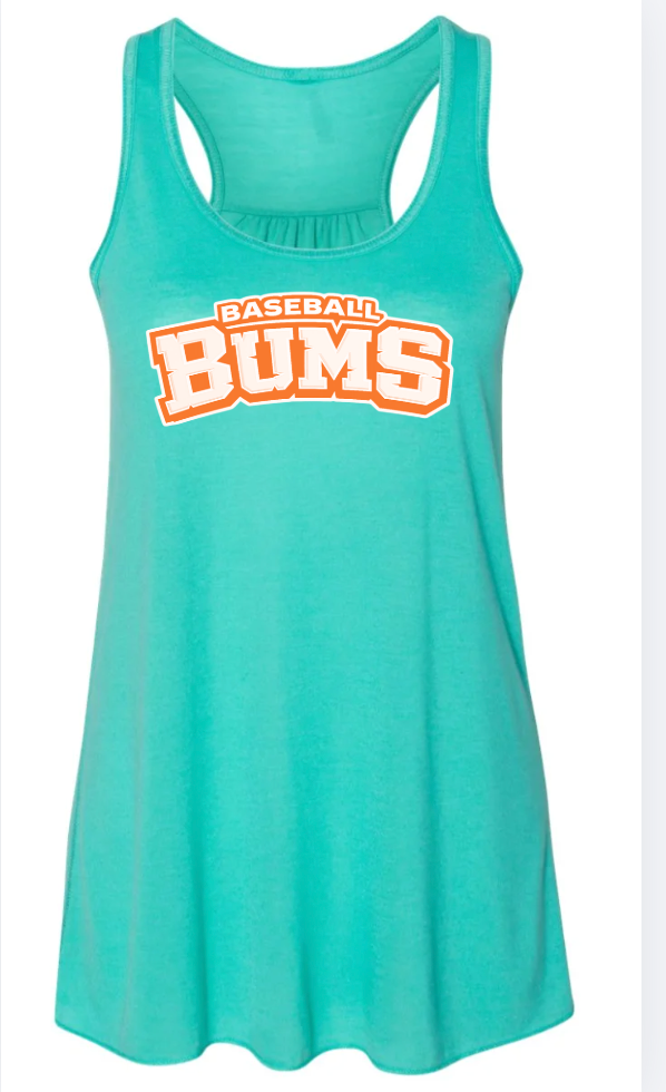 Womens Bums 8800 Racerback Tank Teal