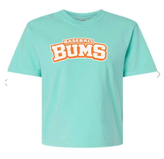 BUMS Orange Coconut  Women's Garment-Dyed Heavyweight Boxy T-Shirt - 3023CL (Copy)