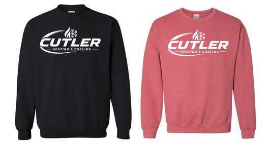 Youth/Adult Cutler CREWNECK Sweatshirts Fleece Unisex ( WHITE LOGO)