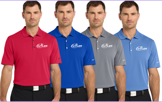 Embroidered CUTLER NIKE Dry-Fit Polo Unisex Tee NKDC1963