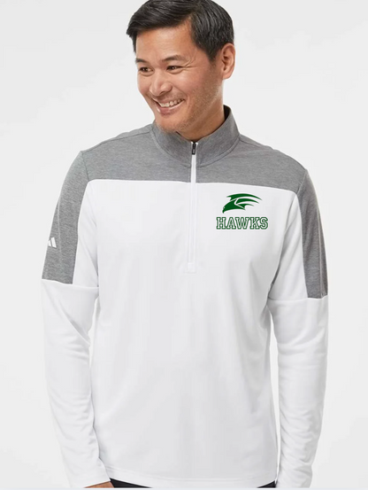 Adidas Colorblocked Quarter-Zip Pullover - A552