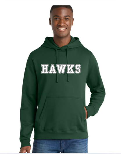 HAWKS Unisex Softstyle® Gildan Sweatshirt - SF500 FOREST GREEN