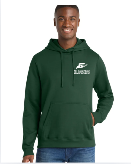 HAWKS Unisex Softstyle® Gildan Sweatshirt - SF500 FOREST GREEN