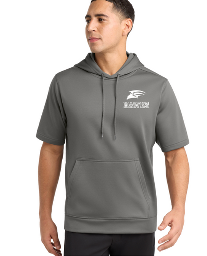 HAWKS ST251  Sport-Tek® Sport-Wick® Fleece Short Sleeve Hooded Pullover