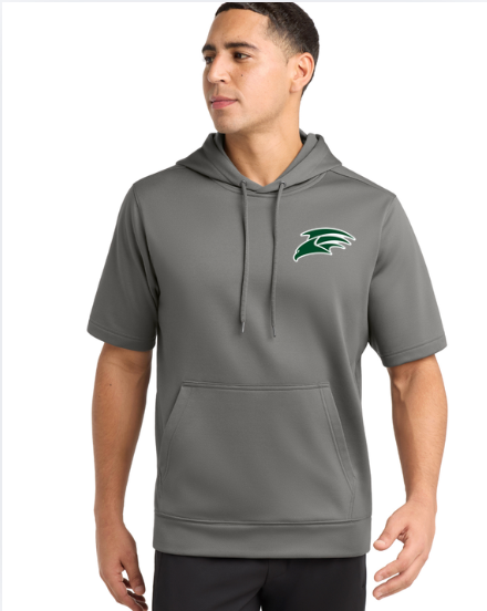 HAWKS ST251  Sport-Tek® Sport-Wick® Fleece Short Sleeve Hooded Pullover