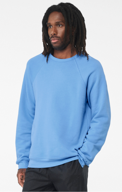 YMCA STAFF: BC3901 BELLA+CANVAS® Unisex Sponge Fleece Raglan Sweatshirt