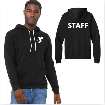 YMCA STAFF BC3719 Sale BELLA+CANVAS® Unisex Sponge Fleece Pullover Hoodie