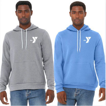 YMCA STAFF BC3719 Sale BELLA+CANVAS® Unisex Sponge Fleece Pullover Hoodie