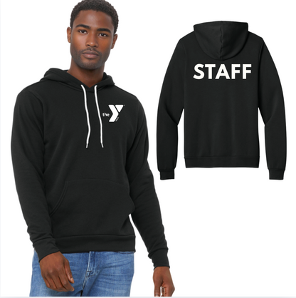 YMCA STAFF BC3719 Sale BELLA+CANVAS® Unisex Sponge Fleece Pullover Hoodie