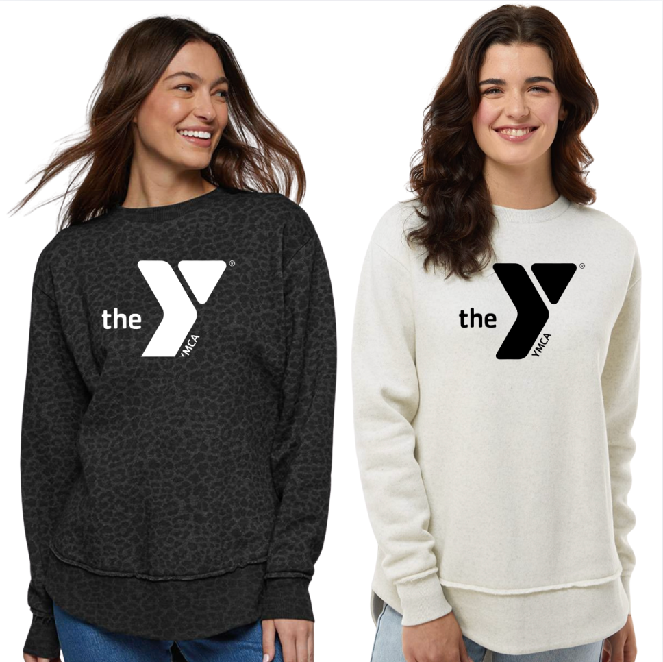 LAT 3525 Women's  Fleece Weekend Crewneck Sweatshirt