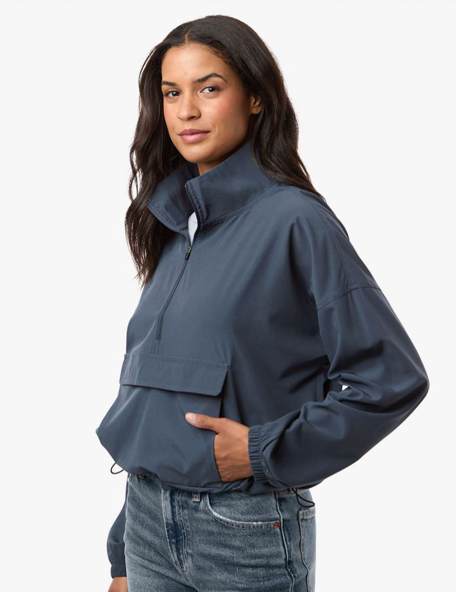 Women's Stretch Woven Quarter-Zip Pullover - BW5204 STAFF