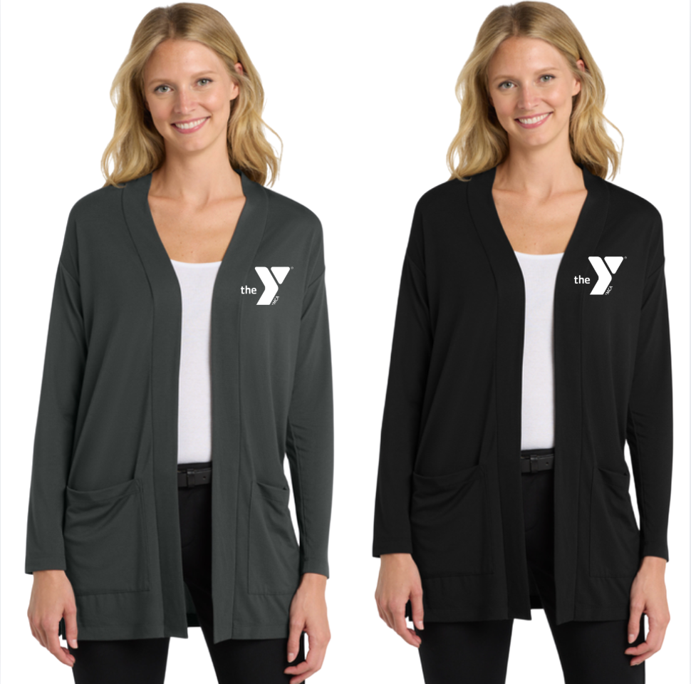 LK5434 Port Authority® Women's Concept Long Pocket Cardigan