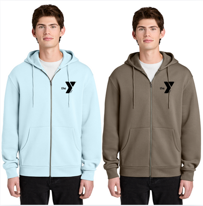 DT6702 New District® MelloFleece Full-Zip Hoodie