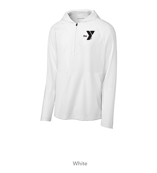 Sport-Tek Repeat 1/2-Zip Long Sleeve Hooded Jacket