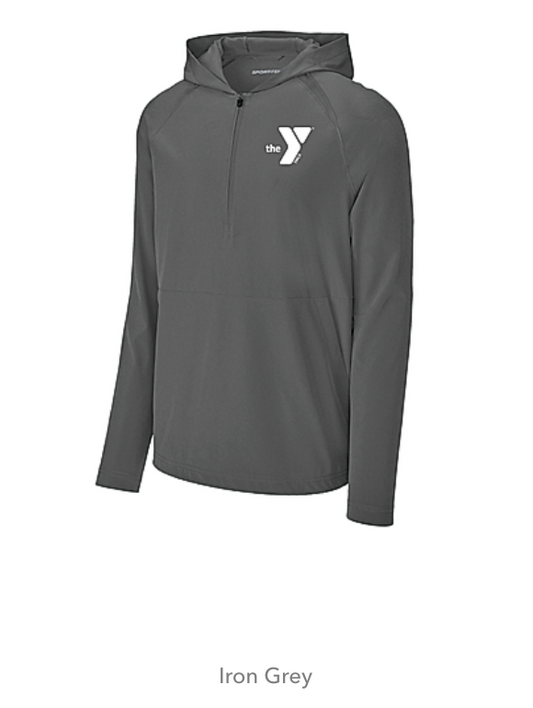 Sport-Tek Repeat 1/2-Zip Long Sleeve Hooded Jacket