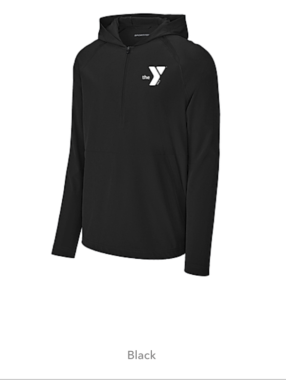 Sport-Tek Repeat 1/2-Zip Long Sleeve Hooded Jacket