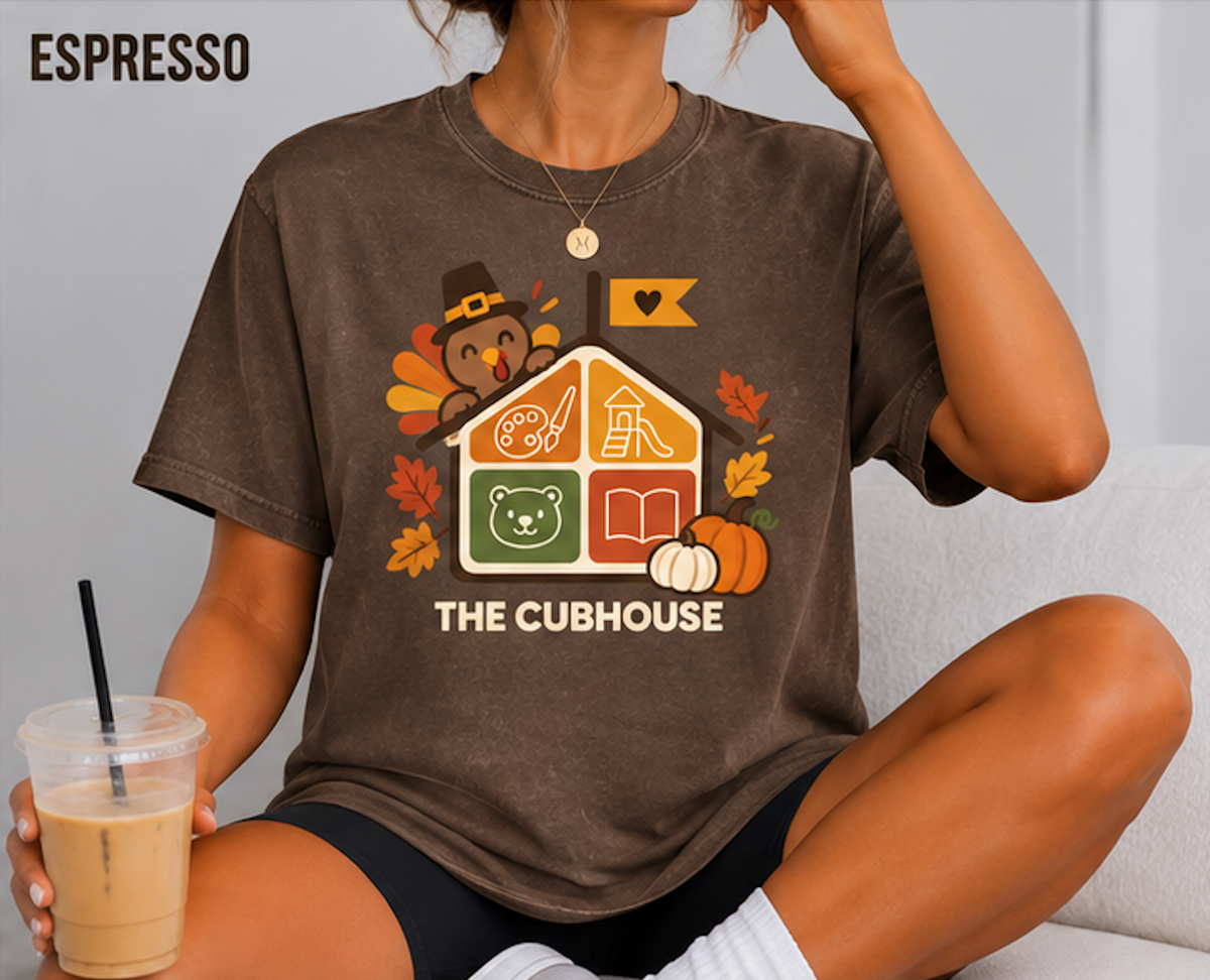 Cubhouse Thanksgiving Comfort Colors T Shirt