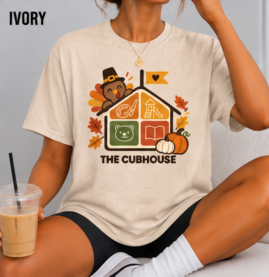 Cubhouse Thanksgiving Comfort Colors T Shirt