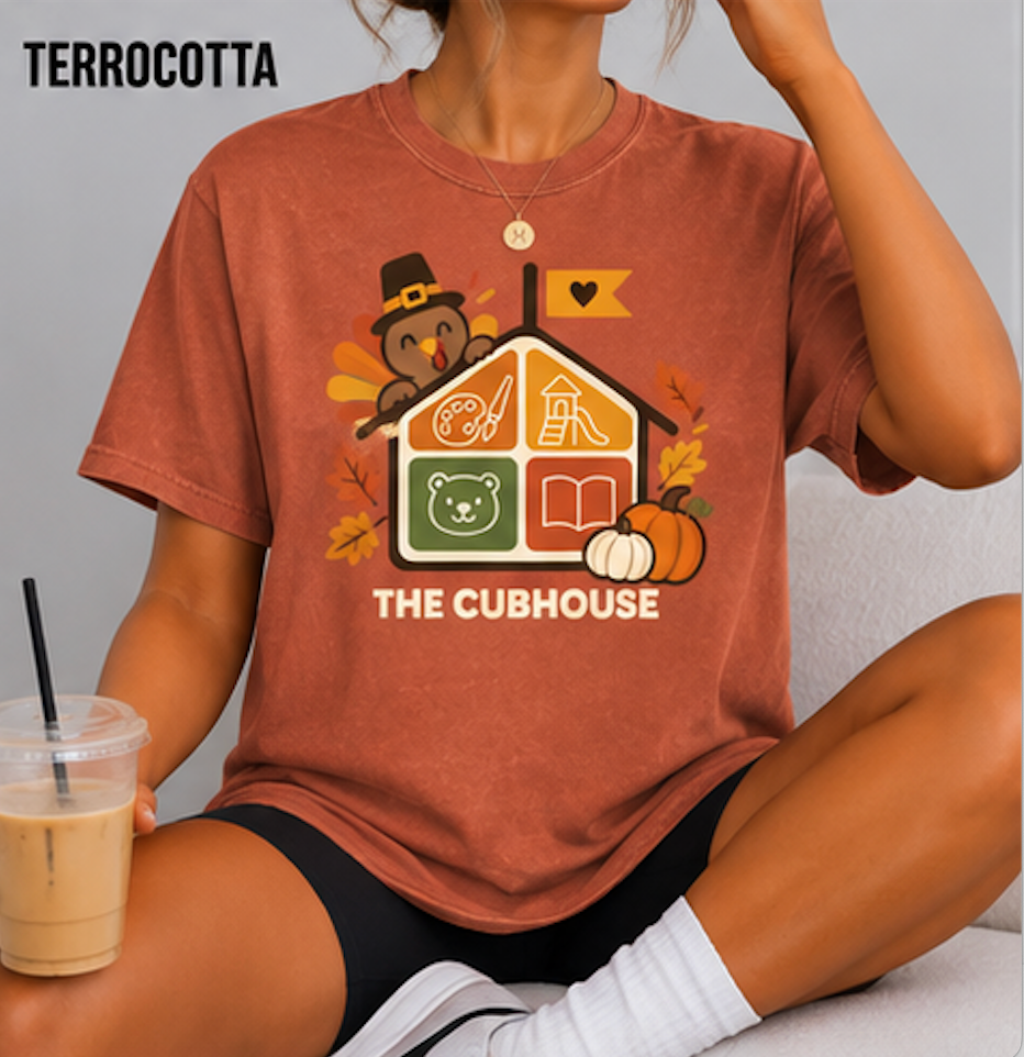 Cubhouse Thanksgiving Comfort Colors T Shirt