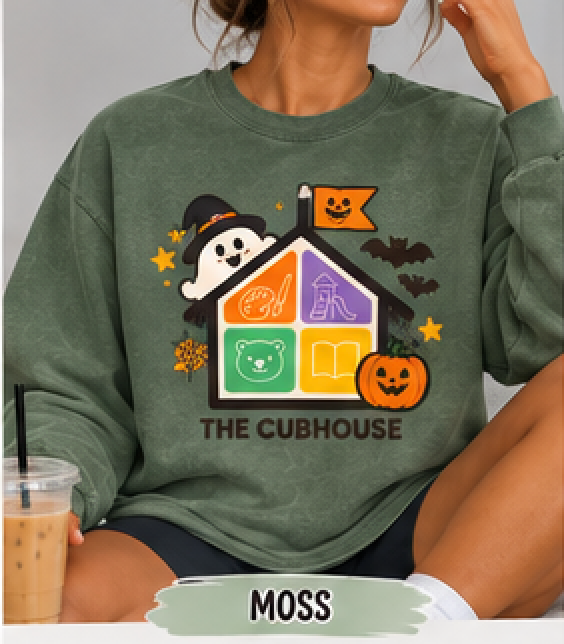 Cubhouse Halloween Comfort Colors Crewneck