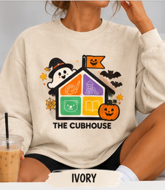 Cubhouse Halloween Comfort Colors Crewneck