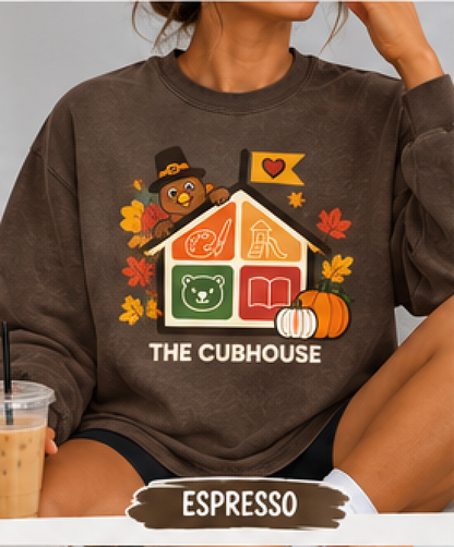 Cubhouse Thanksgiving Comfort Colors Crewneck