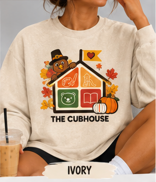 Cubhouse Thanksgiving Comfort Colors Crewneck