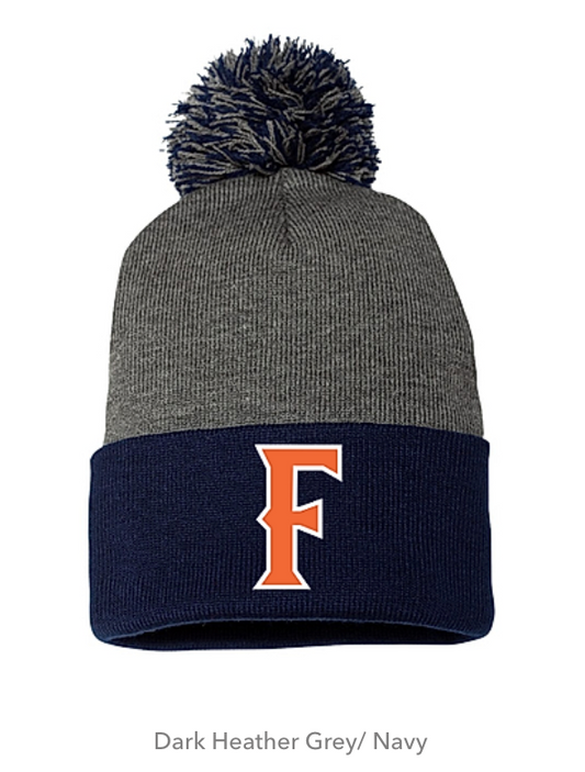 12" Pom-Pom Cuffed Beanie - SP15