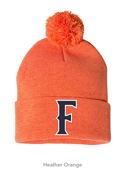 12" Pom-Pom Cuffed Beanie - SP15