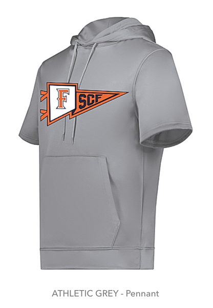Augusta Sportswear Wicking Fleece Short Sleeve Hoodie