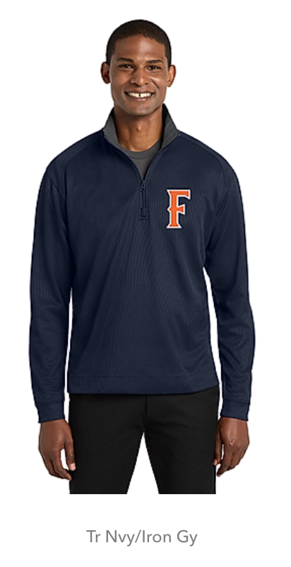 Port Authority Vertical Texture 1/4-Zip Pullover. K805
