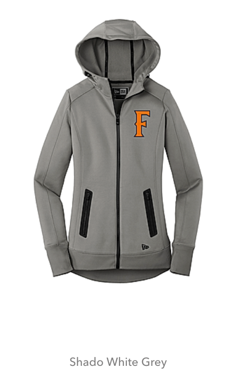New Era Ladies Venue Fleece Full-Zip Hoodie
