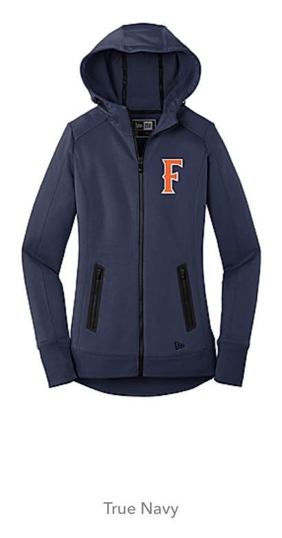 New Era Ladies Venue Fleece Full-Zip Hoodie