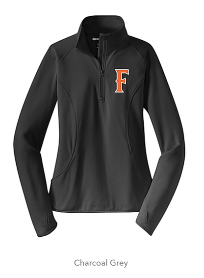 Sport-Tek Ladies Sport-Wick Stretch 1/2-Zip Pullover