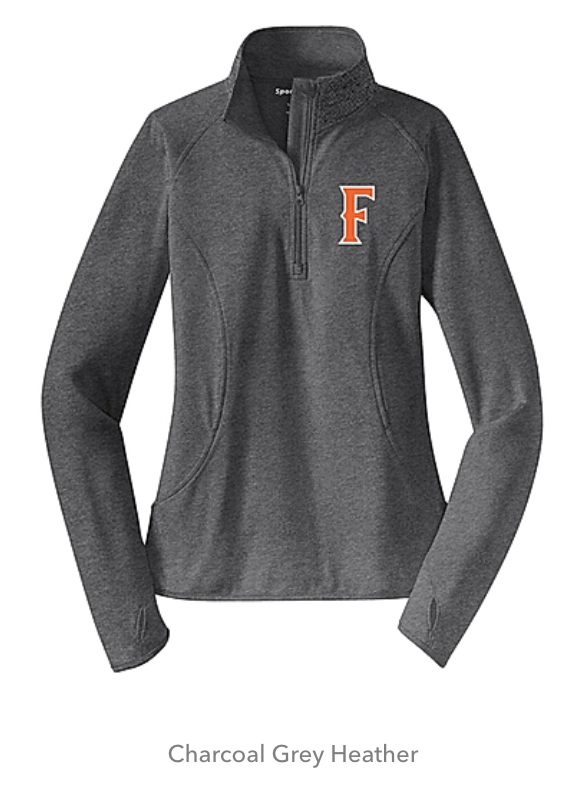 Sport-Tek Ladies Sport-Wick Stretch 1/2-Zip Pullover